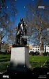 Statue of Lord George Bentinck in the gardens of Cavendish Square ...
