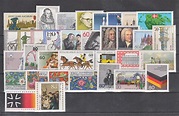 Bundesrepublik: alle Briefmarken des Jahrgangs 1985 komplett postfrisch ...