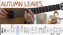Autumn Leaves Fingerstyle Guitar with TAB Acordes - Chordify