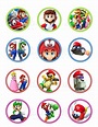 Super Mario Bros Odyssey Edible Cupcake Toppers (12 Images) - Walmart ...