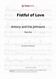 Antony and the Johnsons - Fistful of Love piano sheet music on Note ...