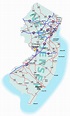Road Map Of New Jersey With Cities United States Maps - Map