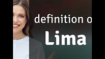 Lima | meaning of LIMA - YouTube