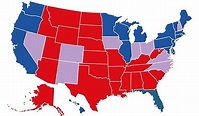 List of Red States (Republican States) - WorldAtlas.com