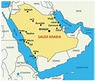 MAPA DE ARABIA SAUDITA Y PAÍSES VECINOS - RECOPE