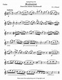 Romanze from Eine kleine Nachtmusik by Mozart. Free sheet music for ...