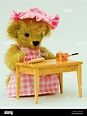 Miniature female teddy cook (Mini Bear Collection Stock Photo - Alamy