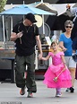 Channing Tatum has a day out with his daughter Everly at Disneyland ...