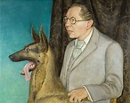 Hugo Erfurth with Dog - Dix, Otto. Museo Nacional Thyssen-Bornemisza