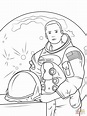 Dibujo de Neil Armstrong para colorear | Dibujos para colorear imprimir ...