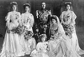 1905 Wedding photograph of Princess Margaret of Connaught and Prince ...