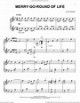 Merry-Go-Round Of Life sheet music for piano solo (PDF)