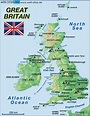 Map of Great Britain (United Kingdom) (Country) | Welt-Atlas.de | Map ...