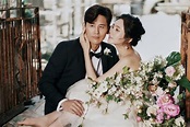 Chu Ja Hyun et Yu Xiaoguang décrivent une magnifique mariée et le marié ...