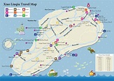 xiao liuqiu travel map english map小琉球英文地圖＠小琉球杉板灣Shanban Bay Inn｜PChome ...