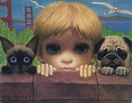 con gato y perro Margaret Keane Artwork, Big Eyes Margaret Keane, Keane ...