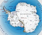 Mapa de La Antártida 🥇 Político | Físico | Nombres | Mudo