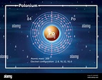 A Polonium Element diagram Stock Vector Image & Art - Alamy