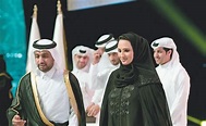 La sheikha Jawaher à la remise de diplômes de l’université du Qatar ...