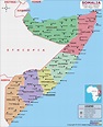 Somalia Map | HD Political Map of Somalia to Free Download