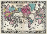 Ancient World Maps: World Map 19th Century