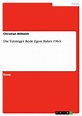 Die Tutzinger Rede Egon Bahrs 1963 by Christian Wilhelm | eBook ...
