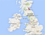 Edinburgh on Map of UK - World Easy Guides
