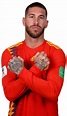 Sergio Ramos Spain football render - FootyRenders