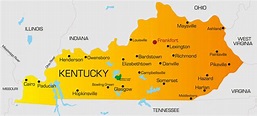 Printable Map Of Kentucky A Significant Portion Of Eastern Kentucky Is ...