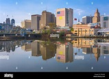 Newark, New Jersey, USA skyline on the Passaic River Stock Photo - Alamy
