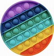 Circle/Round Push Pop it Bubble Sensory Fidget Toy | Push Pop Fidget