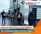 Besuch bei Firma Paul Müller mit unserem Landratskandidaten Matthias ...
