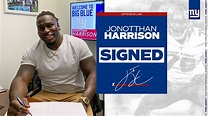 Giants sign veteran OL Jonotthan Harrison