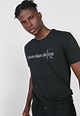 Camiseta Calvin Klein Jeans Logo Preta - Compre Agora | Dafiti Brasil