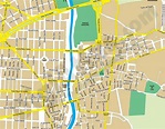 Elche-elx - city map and industrial estate