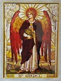 St. Uriel angel Archangel Uriel Archangel Uriel card | Etsy in 2020 ...