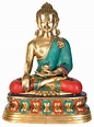 Tibetan Buddhist Lord Buddha in Earth Touching Gesture