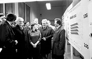 DDR-Bildarchiv: Berlin - 07.04.1986 Günter Mittag im Büromaschinenwerk ...