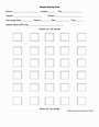 Classroom Seating Chart Template - Student Assessment and Educational ...