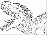 Pinta y Colorea: Indominus Rex - Jurassic World