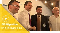 Neuer CSU-Arbeitskreis Migration und Integration gegründet - YouTube