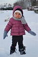 Happy Child Wearing Winter Hat - HooDoo Wallpaper