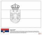 Desenho de Bandeira da Sérvia para colorir | Desenhos para colorir e ...