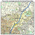 Aerial Photography Map of Alpharetta, GA Georgia