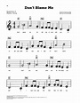 Dorothy Fields "Don't Blame Me" Sheet Music PDF Notes, Chords | Jazz ...