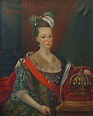 Rainha Dona Maria I de Portugal wearing jewels near regalia by ...