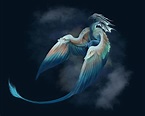 feathered storm dragon | Feathered dragon, Dragon artwork, Mythical ...