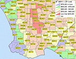 Zip Code Map Of Los Angeles – Map Vector