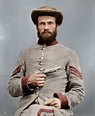 An unidentified Confederate Sergeant, ca. 1865. I love that this has ...