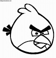 Dibujos Sin Colorear: Dibujos de Angry Birds para Colorear